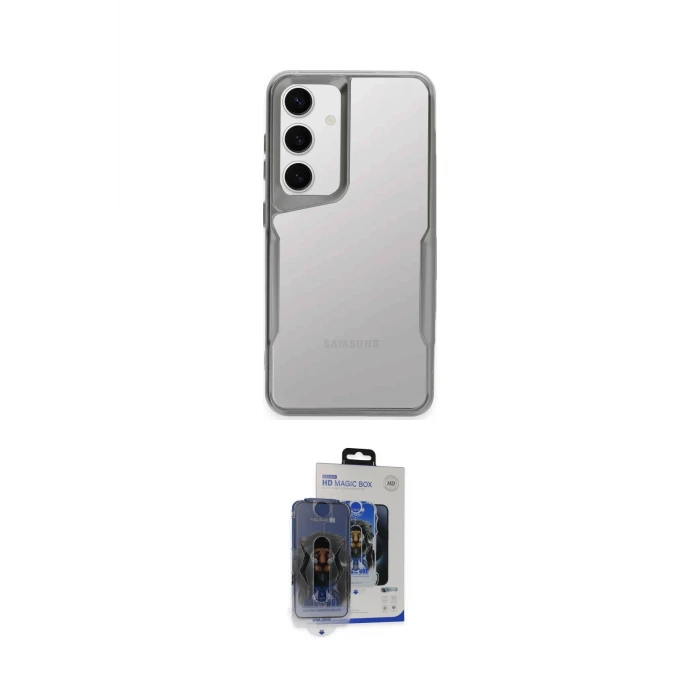 ieg™ Galaxy S24 Kılıf Akış Çizgi Koleksiyonu - Siyah Vanessa Magic Cam