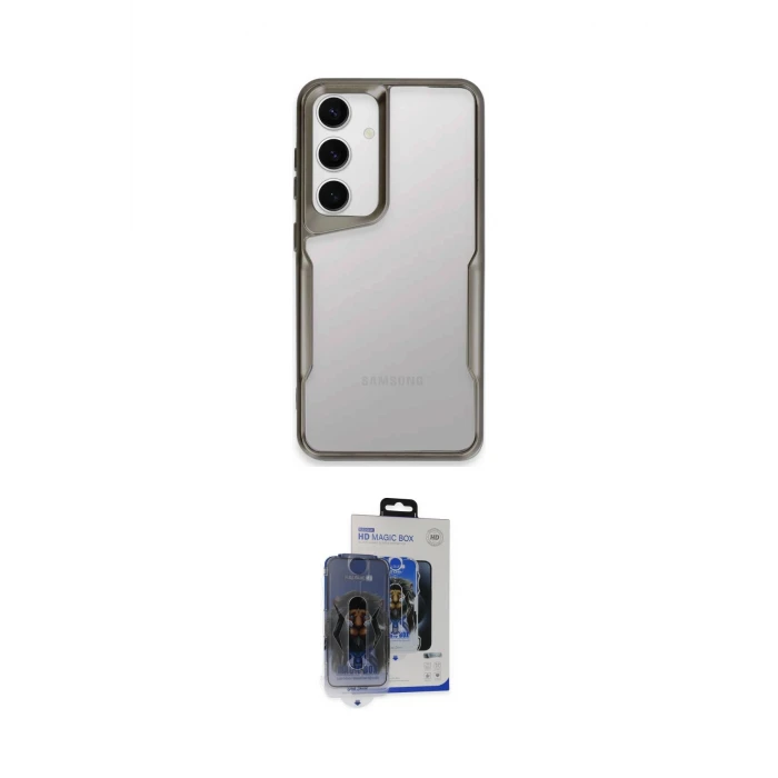 ieg™ Galaxy S24 Kılıf Akış Çizgi Koleksiyonu - Siyah Vanessa Magic Cam