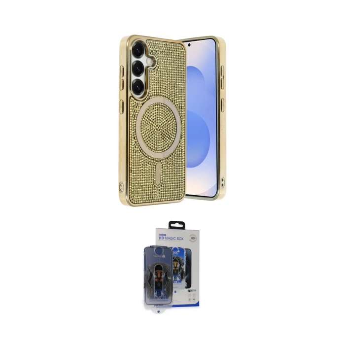 ieg™ Galaxy S24 Kılıf Eksen Çizgi - Siyah Vanessa Magic Cam