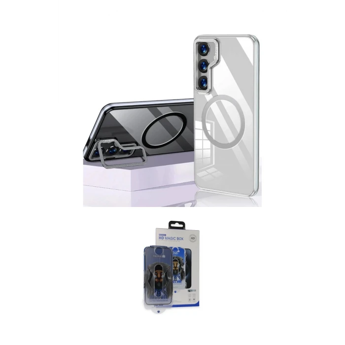 ieg™ Galaxy S24 Kılıf Nova Doku - Siyah Vanessa Magic Cam