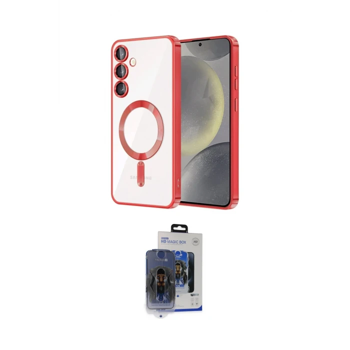 ieg™ Galaxy S24 Kılıf Nova Işık Özel Seri - Siyah Vanessa Magic Cam