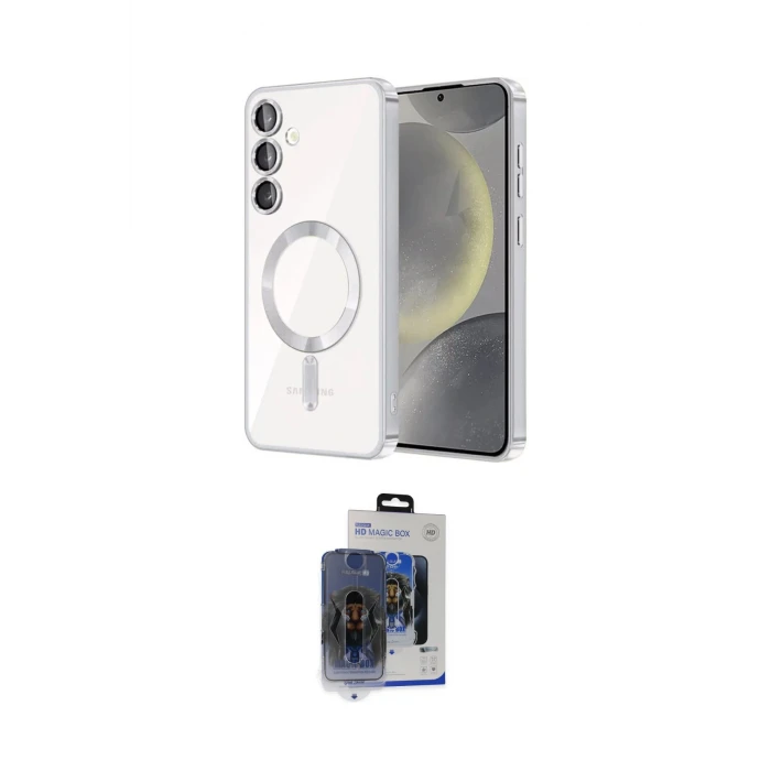 ieg™ Galaxy S24 Kılıf Nova Işık Özel Seri - Siyah Vanessa Magic Cam