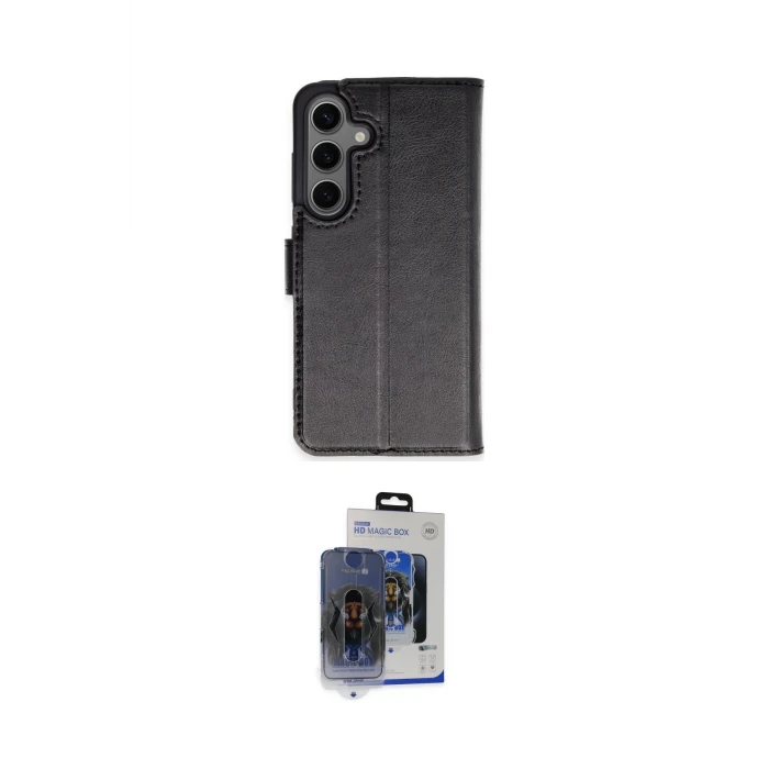 ieg™ Galaxy S24 Kılıf Siluet Işık Serisi - Siyah Vanessa Magic Cam