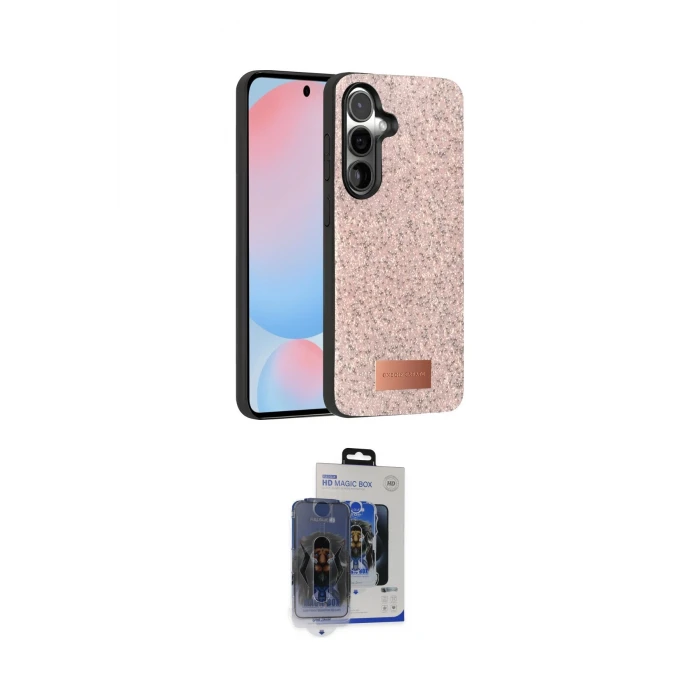 ieg™ Galaxy S24 Kılıf Vadi Klasik Serisi - Siyah Vanessa Magic Cam