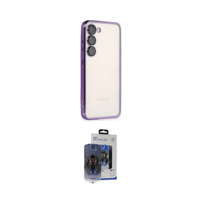 ieg™ Galaxy S24 Kılıf Vadi Minimal - Siyah Vanessa Magic Cam