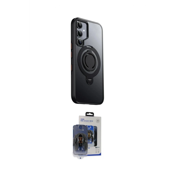 ieg™ Galaxy S24 Kılıf Zirve Çizgi Prime - Siyah Vanessa Magic Cam