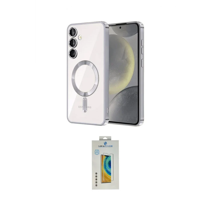 ieg™ Galaxy S24 Plus Kılıf Nova Işık Özel Seri - Siyah Polymer Nano Ekran Koruyucu