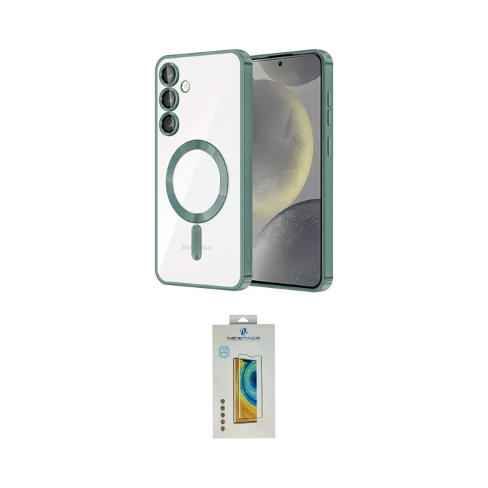 ieg™ Galaxy S24 Plus Kılıf Nova Işık Özel Seri - Siyah Polymer Nano Ekran Koruyucu
