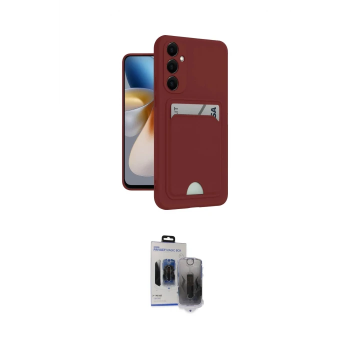 ieg™ Galaxy S24 Plus Kılıf Vadi Çizgi Prime - Siyah Vanessa Magic Hayalet Cam
