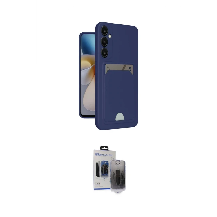 ieg™ Galaxy S24 Plus Kılıf Vadi Çizgi Prime - Siyah Vanessa Magic Hayalet Cam