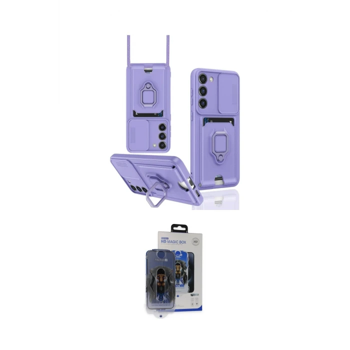 ieg™ Galaxy S24 Plus Kılıf Vadi Form Prime - Siyah Vanessa Magic Cam