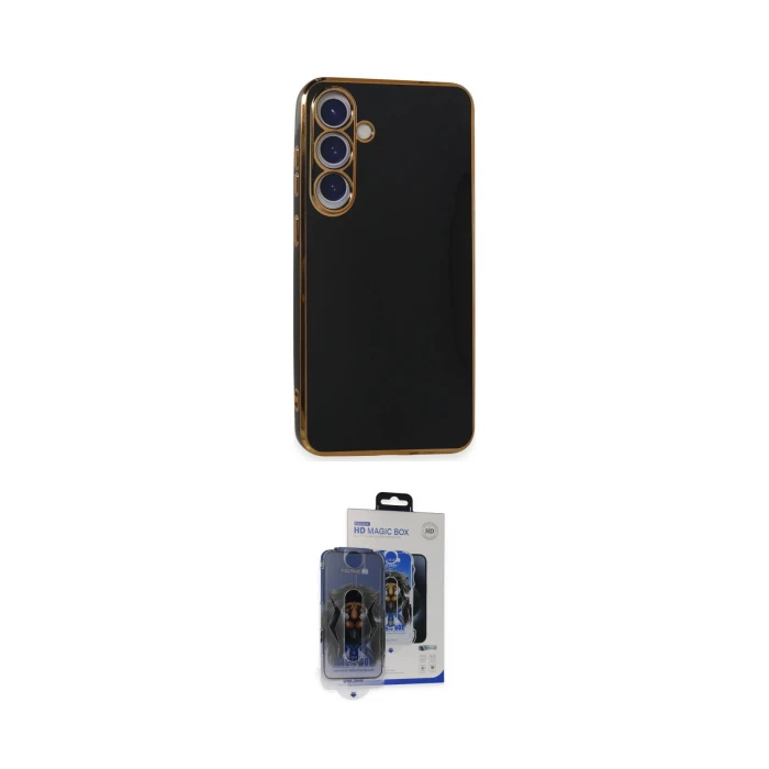 ieg™ Galaxy S24 Plus Kılıf Yankı Serisi - Siyah Vanessa Magic Cam