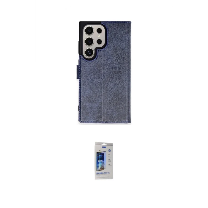 ieg™ Galaxy S24 Ultra Kılıf Siluet Işık Serisi - Siyah Durable Full Glue Curved Cam