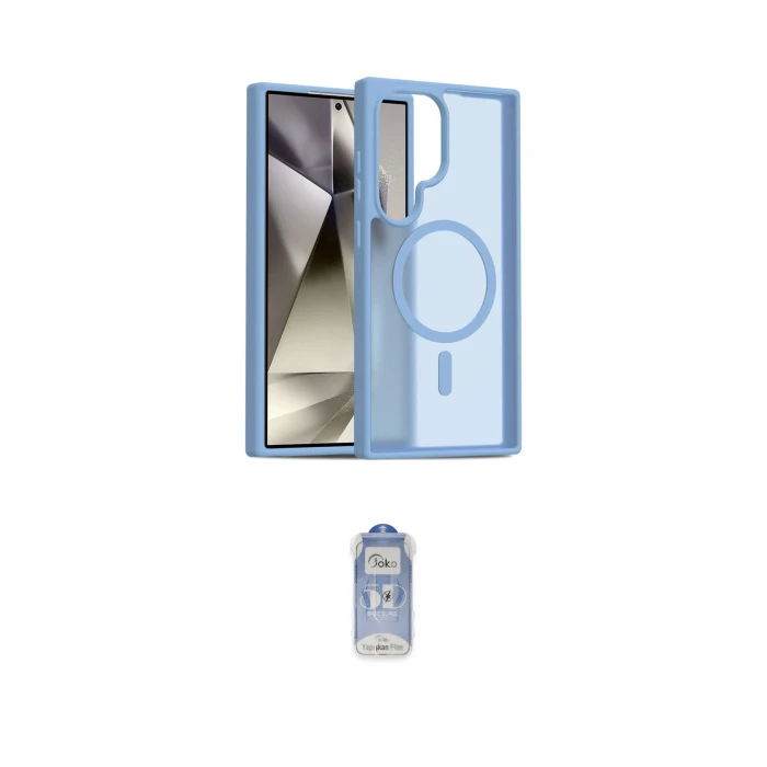 ieg™ Galaxy S24 Ultra Kılıf Siluet Minimal Prime - Siyah Joko Magic 5D Cam