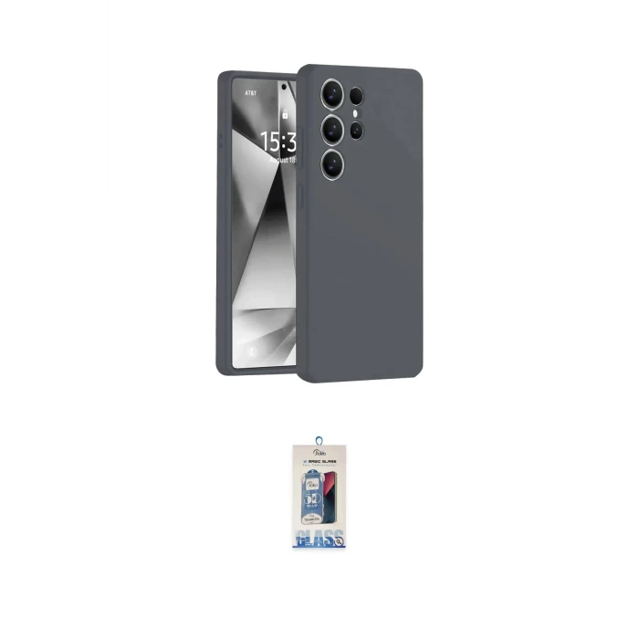 ieg™ Galaxy S25 Ultra Kılıf Ahenk Serisi - Siyah Joko Magic 5D Cam