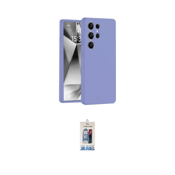ieg™ Galaxy S25 Ultra Kılıf Ahenk Serisi - Siyah Joko Magic 5D Cam