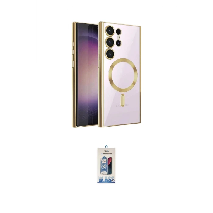 ieg™ Galaxy S25 Ultra Kılıf Nova Işık Özel Seri - Siyah Joko Magic 5D Cam