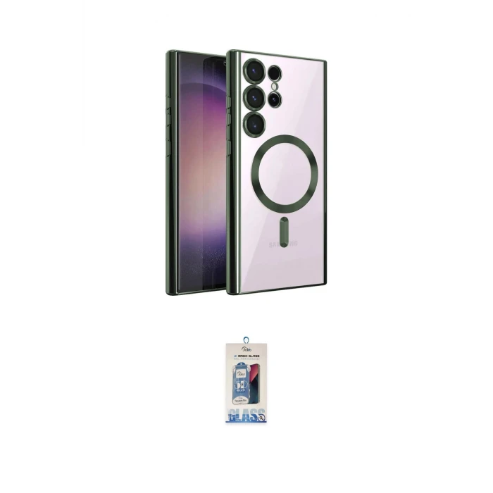 ieg™ Galaxy S25 Ultra Kılıf Nova Işık Özel Seri - Siyah Joko Magic 5D Cam