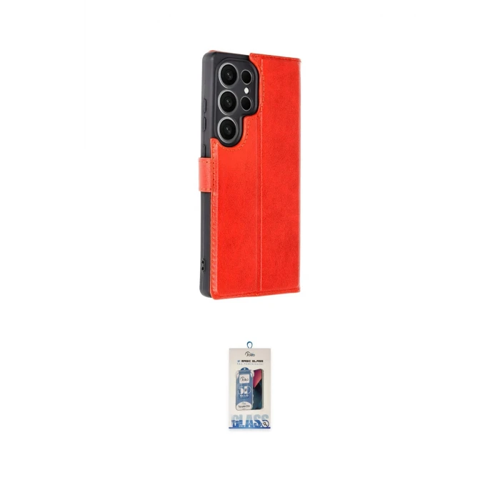 ieg™ Galaxy S25 Ultra Kılıf Siluet Işık Serisi - Siyah Joko Magic 5D Cam