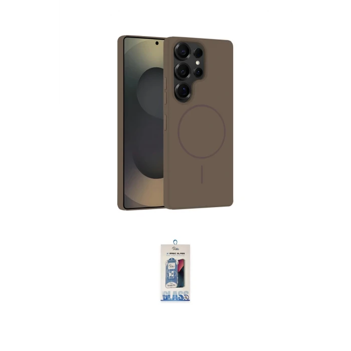 ieg™ Galaxy S25 Ultra Kılıf Yankı Form Serisi - Siyah Joko Magic 5D Cam
