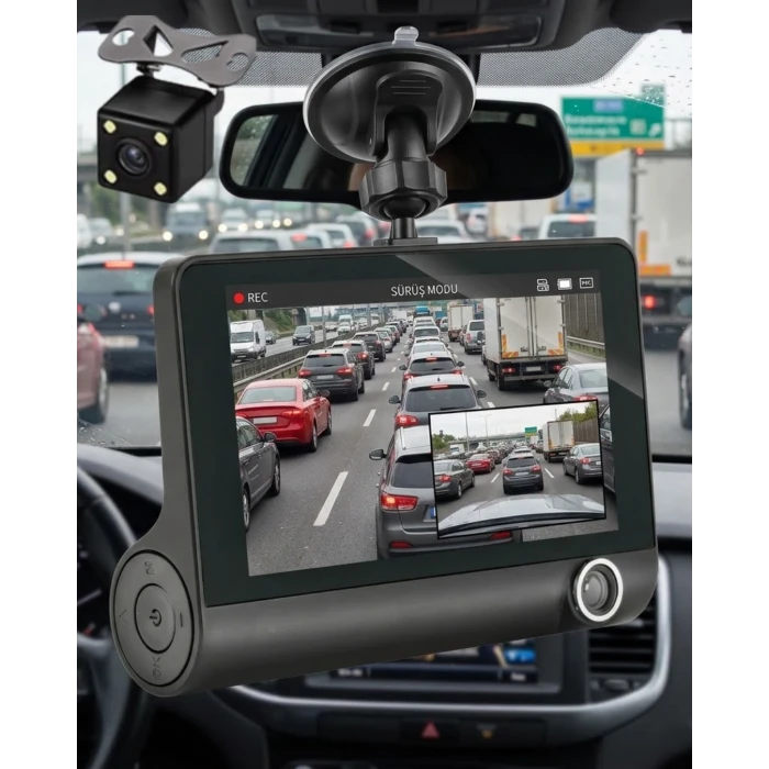 ieg™ Gece Görüşlü Araç İçi Kamera Full HD Park Modlu