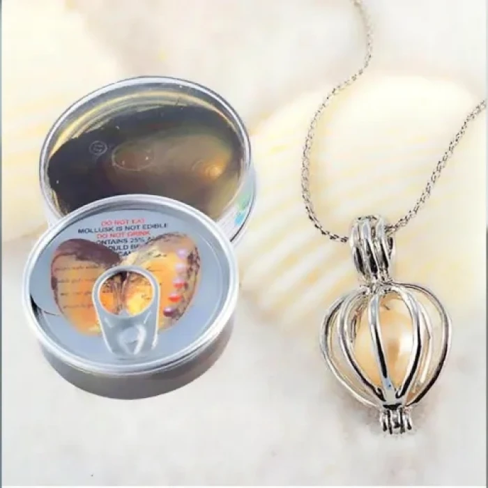 ieg™ Gerçek İstiridye İçinde İnci Kolye