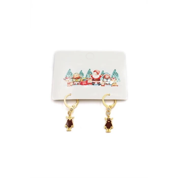 ieg™ Geyik Yılbaşı Küpe - Altın