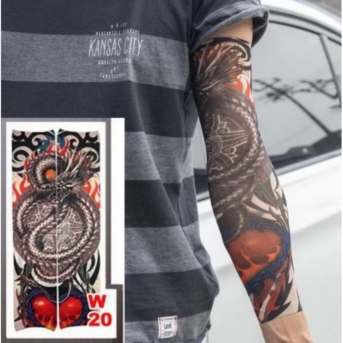 ieg™ Giyilebilir Kol Ve Bacak Dövmesi 3D Baskılı 2 Adet Model  7