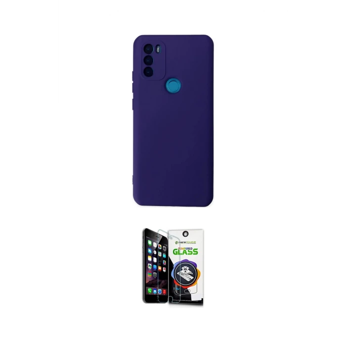 ieg™ GM 21 Plus Kılıf Ahenk Serisi - Şeffaf Temperli Cam Ekran Koruyucu