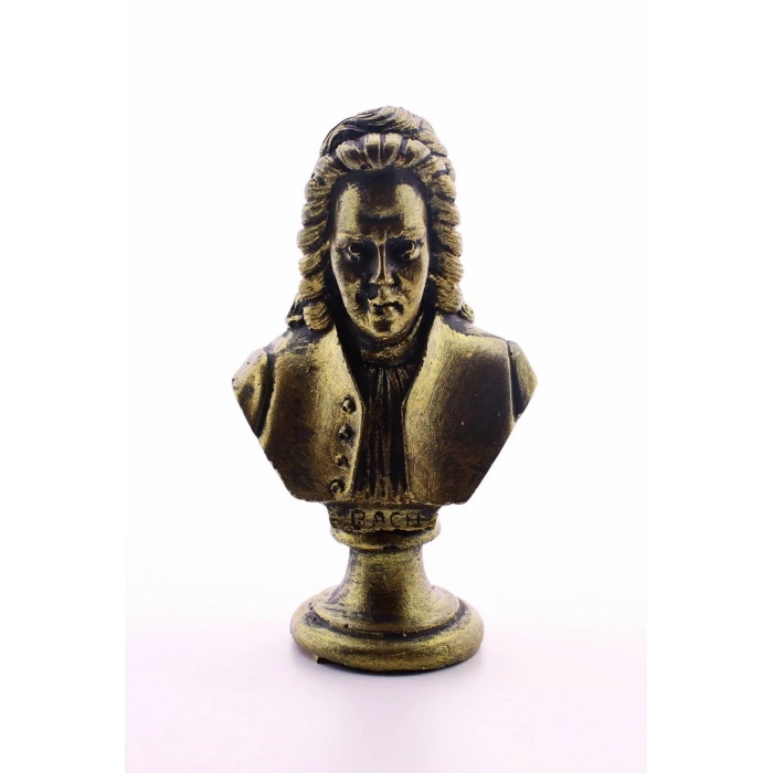 ieg ™ Gold Dekoratif Mini Bach Büst 15 cm