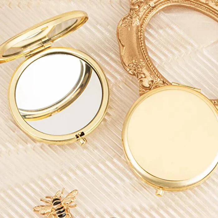 ieg ™ Gold Kapaklı Makyaj Cep Aynası