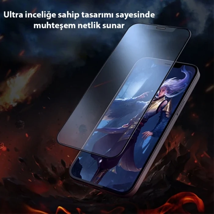 ieg™ Gor İphone 12-12 Pro 6.1 9d Hardening Tempered Full Cam Ekran Koruyucu