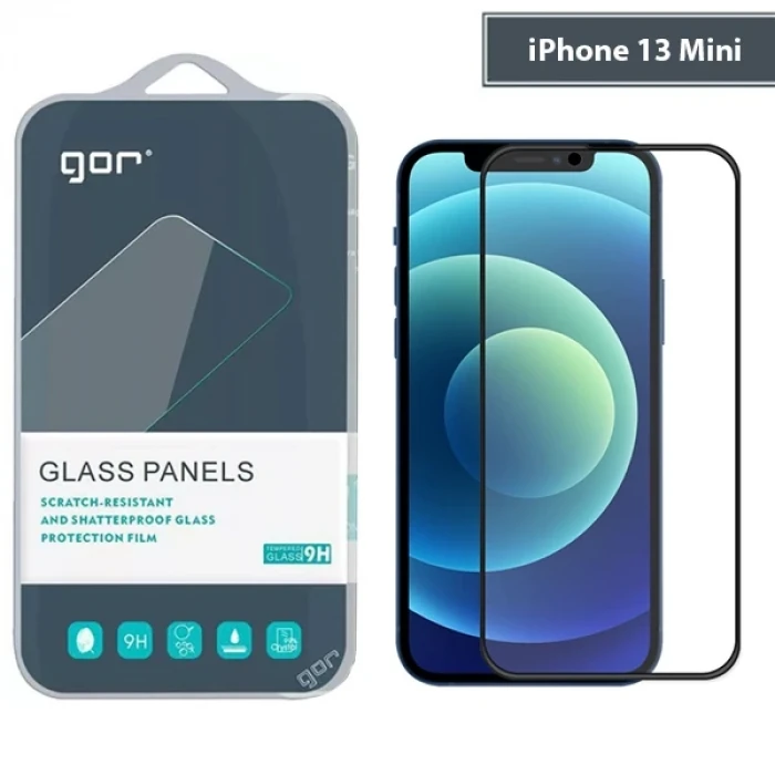 ieg™ Gor İphone 13 Mini 5.4 9d Hardening Tempered Full Cam Ekran Koruyucu
