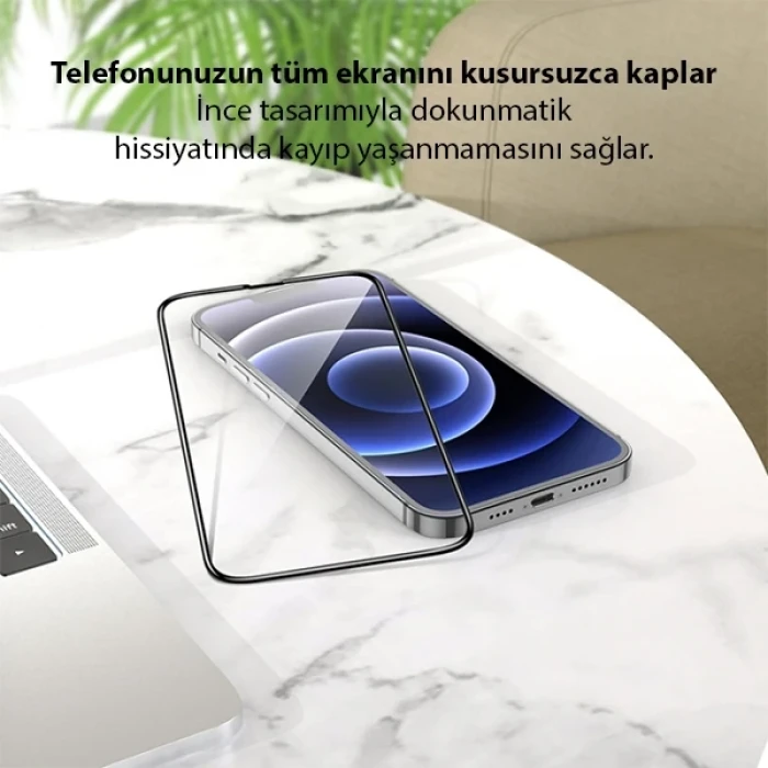 ieg™ Gor İphone 13 Pro Max 9d Hardening Tempered Full Cam Ekran Koruyucu