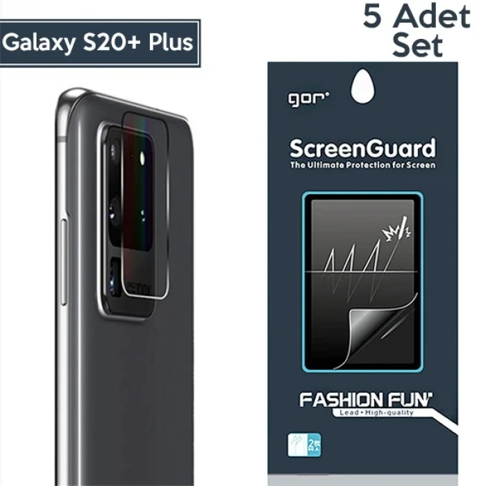 ieg™ Gor Samsung Galaxy S20+plus  Kamera Lens Koruyucu 5 Adet