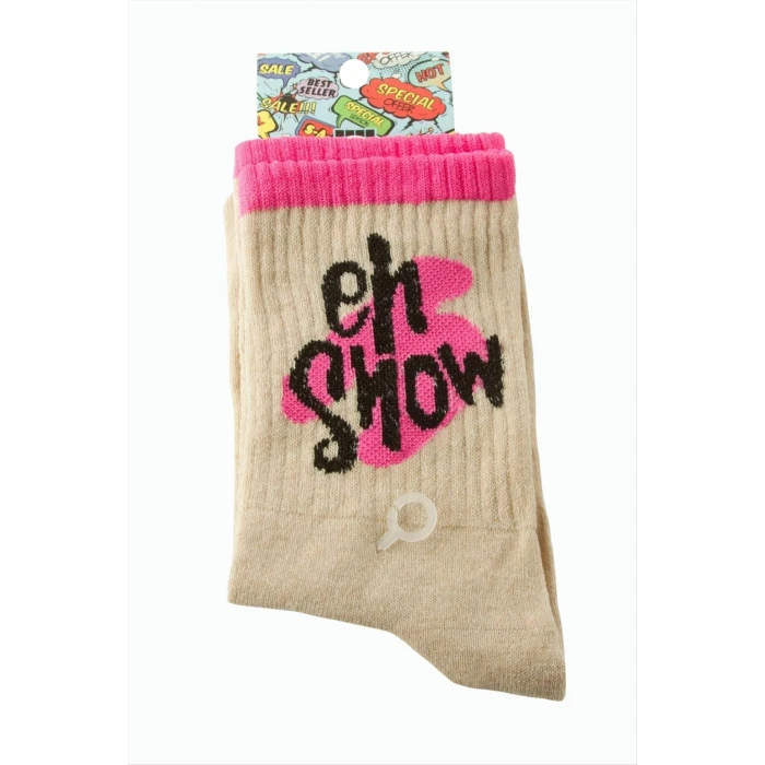 ieg™ Gösteri Yazılı Kolej Çorap 8*28