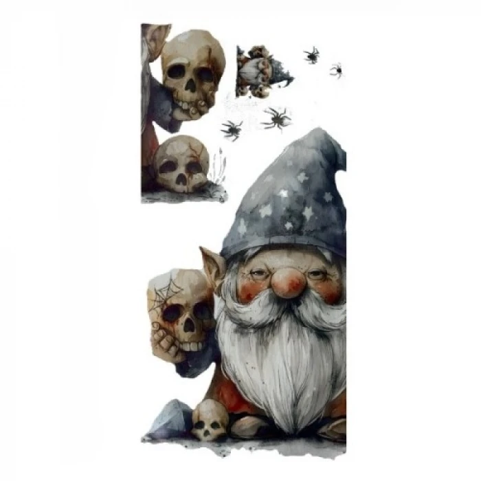 ieg™ Gotik Cüce ve Kafatası Duvar Sticker Seti