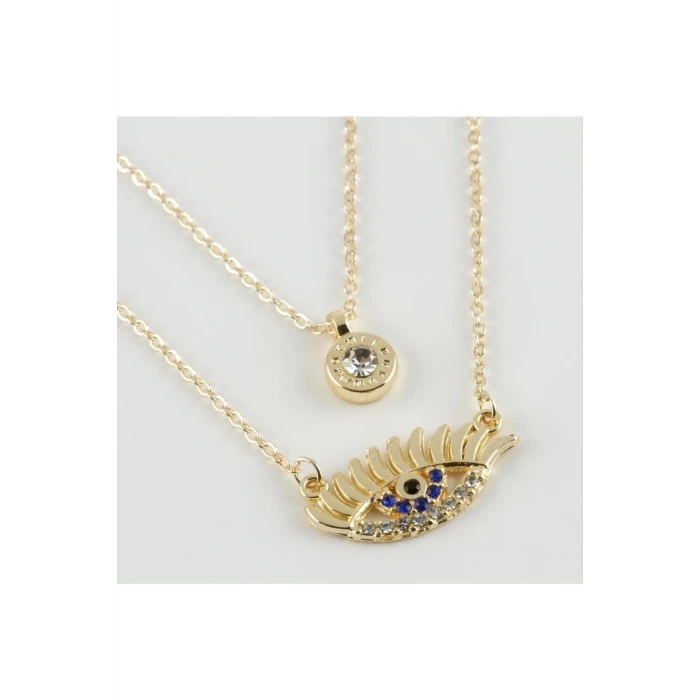 ieg™ Göz Figürlü Yeni Sezon İkili Kolye