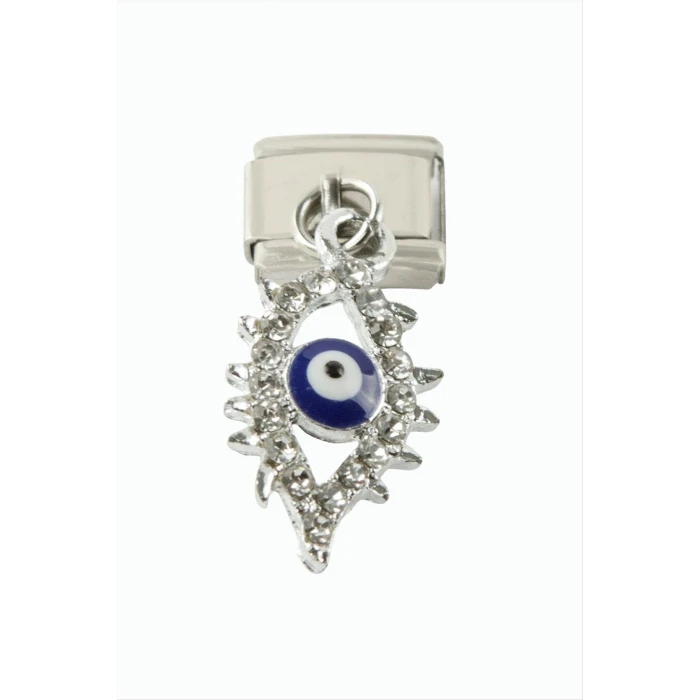 ieg™ Göz Zirkon Taşlı Sallatılı Çelik Charm