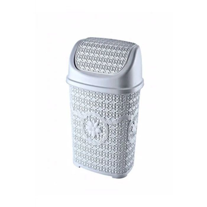 ieg™ Gri Örgülü Çöp Kovası -ASD038