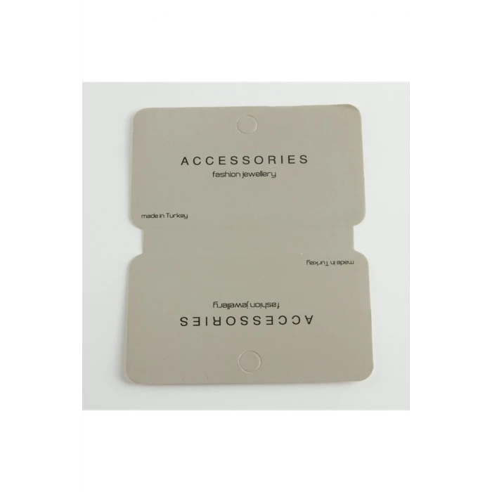 ieg™ Gri Renkli Lüks Kolye Kartı