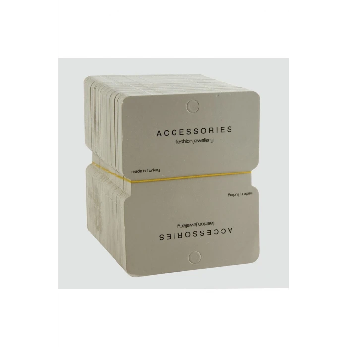 ieg™ Gri Renkli Lüks Kolye Kartı