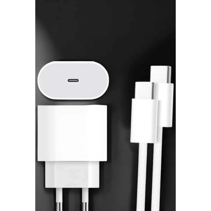 ieg™ Güç Adaptörü ve Kablosu Şarj Aleti 15/15 Pro Max Uyumlu Hızlı Şarj