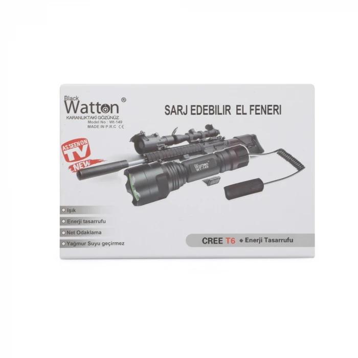 IEG Güçlü Aparat Uyumlu Şarjlı Fener Wt-149