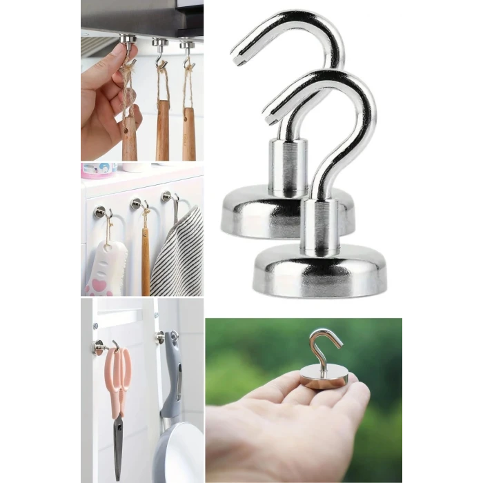 ieg™  Güçlü Manyetik Mutfak,Banyolar İçin Çok Amaçlı 2li Magnet Askı