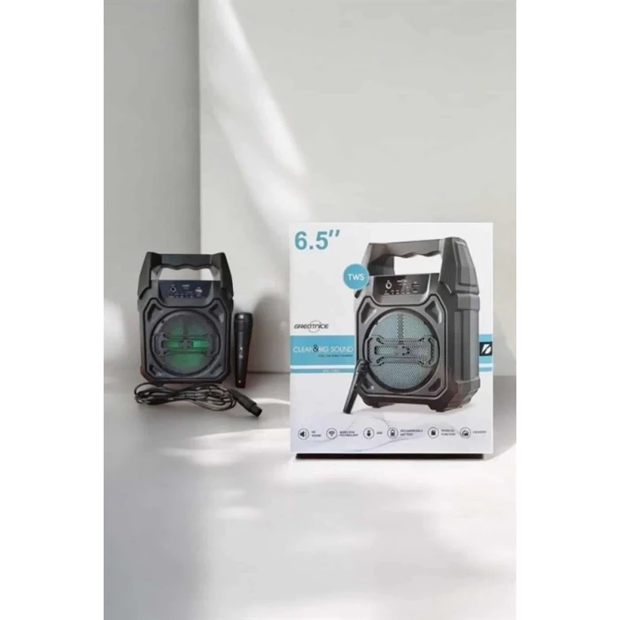 ieg™ Güçlü ve Şarj Edilebilir Bluetooth Hoparlör 6.5 İnç