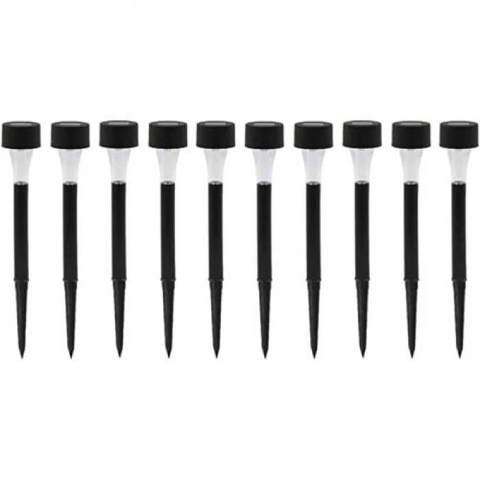 ieg™ Güneş Enerjili Bahçe Lambası Plastik Saplama 10lu Set