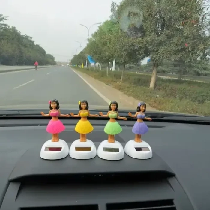 ieg™ Güneş Enerjili Solar Dans Eden Hula Kızı Figürü