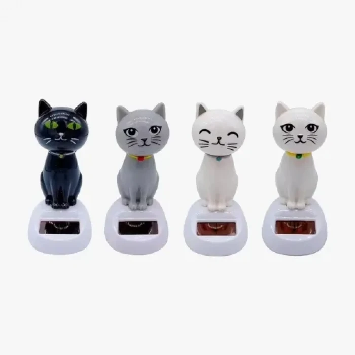 ieg™ Güneş Enerjili Solar Sallanan Kedi Figürü