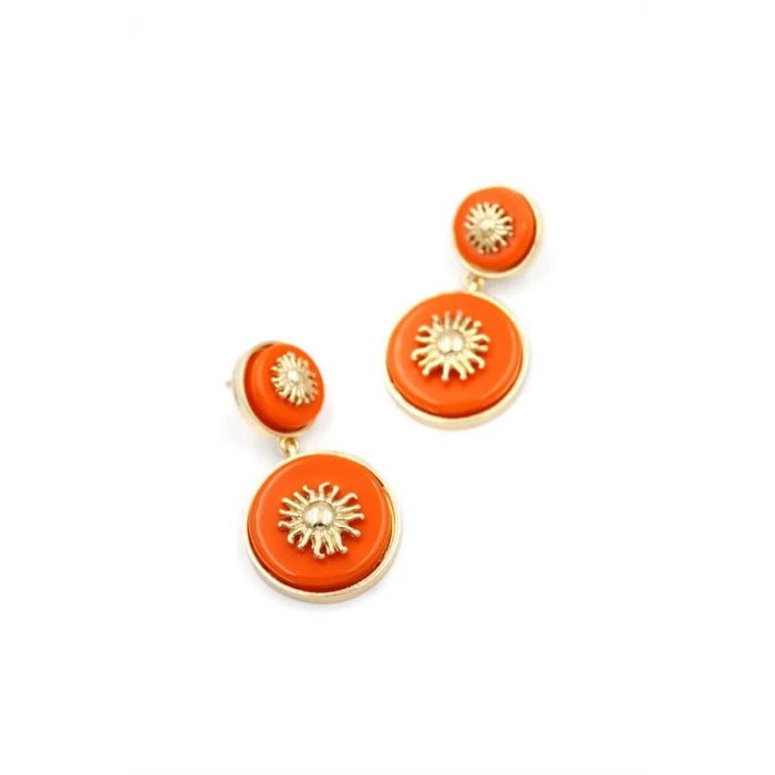 İEG Güneş Küpe - Turuncu